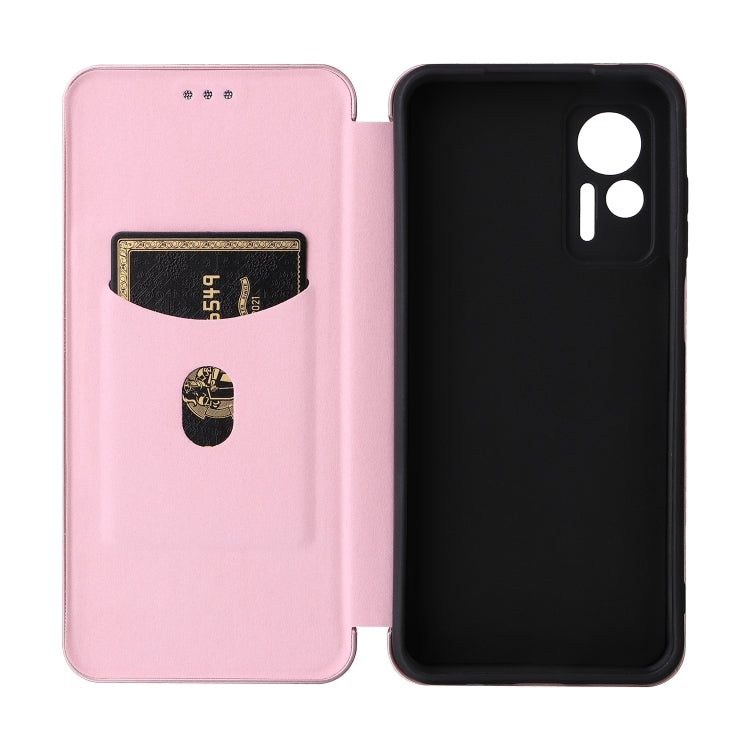 For Ulefone Note 14 Carbon Fiber Texture Flip Leather Phone Case(Pink) - Ulefone Cases by PMC Jewellery | Online Shopping South Africa | PMC Jewellery | Buy Now Pay Later Mobicred