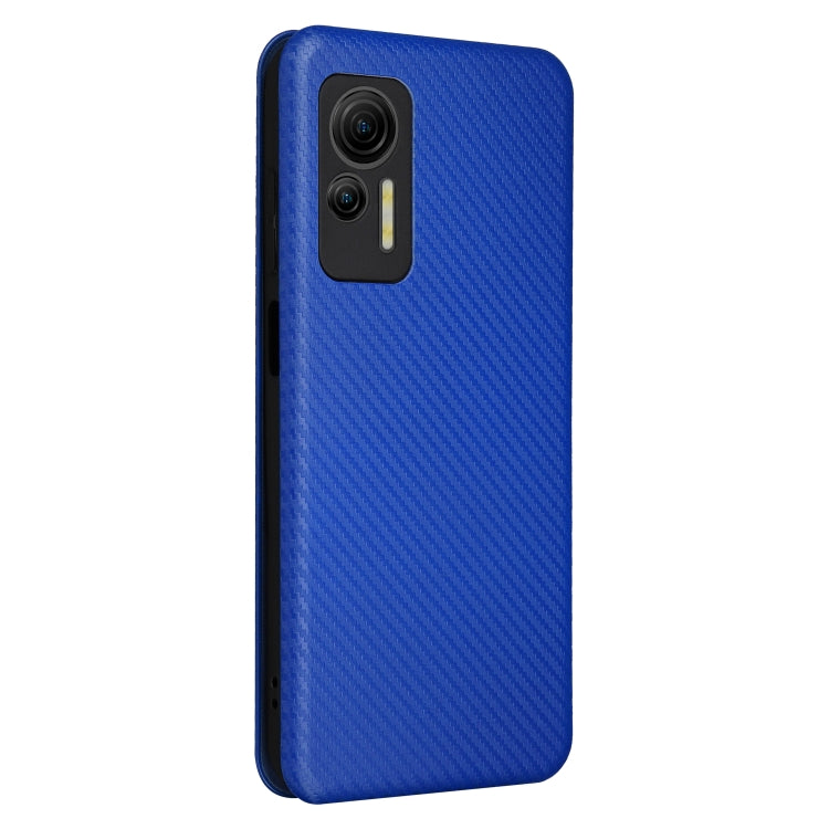 For Ulefone Note 14 Carbon Fiber Texture Flip Leather Phone Case(Blue) - free shipping - PMC Jewellery - Order now!