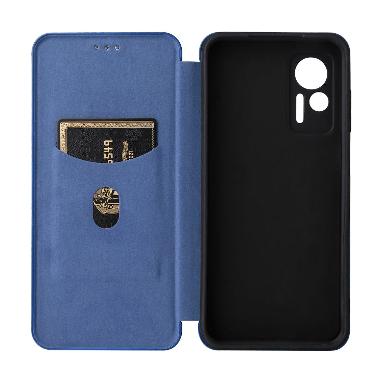For Ulefone Note 14 Carbon Fiber Texture Flip Leather Phone Case(Blue) - free shipping - PMC Jewellery - Order now!
