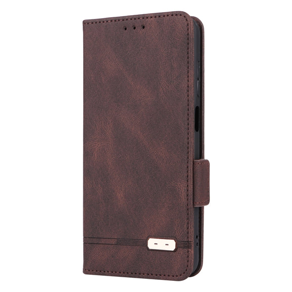 For Ulefone Note 14 Magnetic Clasp Leather Phone Case(Brown)