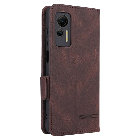 For Ulefone Note 14 Magnetic Clasp Leather Phone Case(Brown)