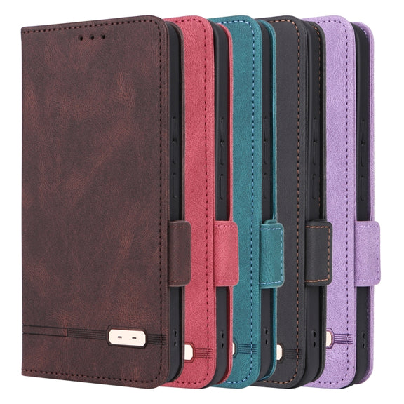 For Ulefone Note 14 Magnetic Clasp Leather Phone Case(Brown)