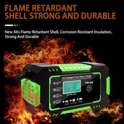 Motorcycle / Car Battery Smart Charger with LCD Screen, Plug Type:AU Plug