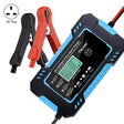 Motorcycle / Car Battery Smart Charger with LCD Creen, Plug Type:UK Plug(Blue) - Battery Charger by PMC TechLife | Online Shopping South Africa | PMC TechLife | Buy Now Pay Later Mobicred