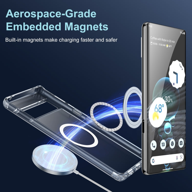For Google Pixel 7 Transparent Frosted MagSafe Phone Case - free shipping - PMC Jewellery - Order now!
