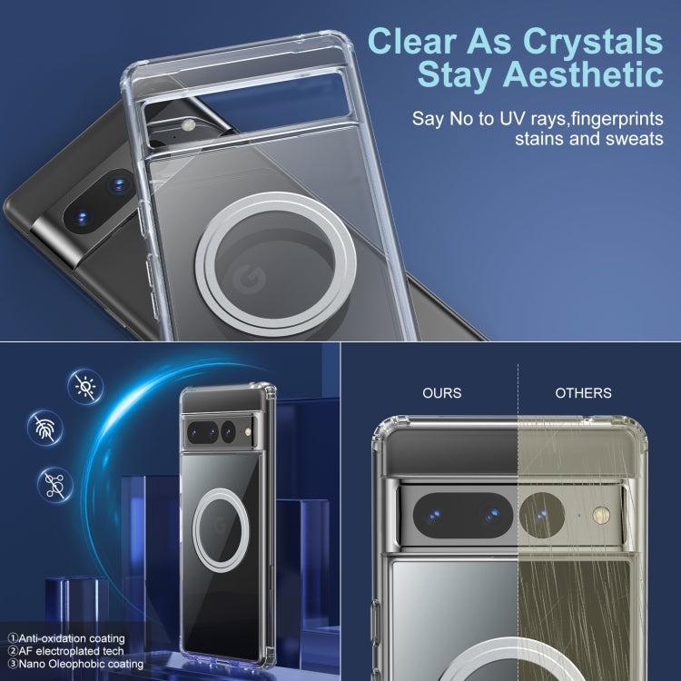 For Google Pixel 7 Transparent Frosted MagSafe Phone Case - free shipping - PMC Jewellery - Order now!