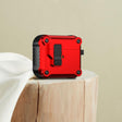 For AirPods 3 Eagle Shockproof Earphone Protective Case with Switch(Red) - For AirPods 3 by PMC Jewellery | Online Shopping South Africa | PMC Jewellery | Buy Now Pay Later Mobicred