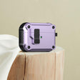 For AirPods Pro 2 Eagle Shockproof Earphone Protective Case with Switch(Purple) - For AirPods Pro 2 by PMC Jewellery | Online Shopping South Africa | PMC Jewellery | Buy Now Pay Later Mobicred