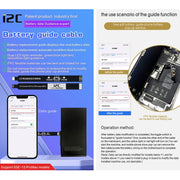 For iPhone 8 / 8 Plus / X / XR / XS / XS Max / 11 Pro / 11 Pro Max i2C Battery Boot Strap Test Flex Cable