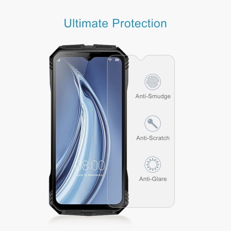 For Doogee S100 Pro 10 PCS 0.26mm 9H 2.5D Tempered Glass Film