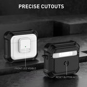For AirPods 3 TPU + PC Shockproof Earphone Protective Case with Switch(Blue)