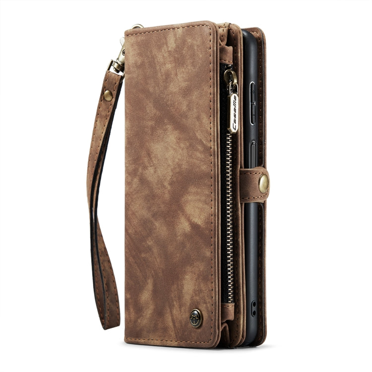 For Samsung Galaxy A14 5G CaseMe 008 Detachable Multifunctional Leather Phone Case(Brown) - free shipping - PMC Jewellery - Order now!