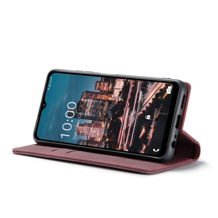 For Samsung Galaxy A14 5G CaseMe 013 Multifunctional Horizontal Flip Leather Phone Case(Wine Red) - free shipping - PMC Jewellery - Order now!