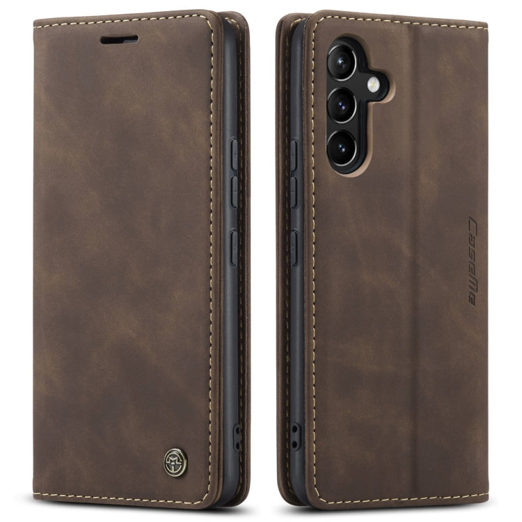 For Samsung Galaxy A54 CaseMe 013 Multifunctional Horizontal Flip Leather Phone Case(Coffee) - free shipping - PMC Jewellery - Order now!