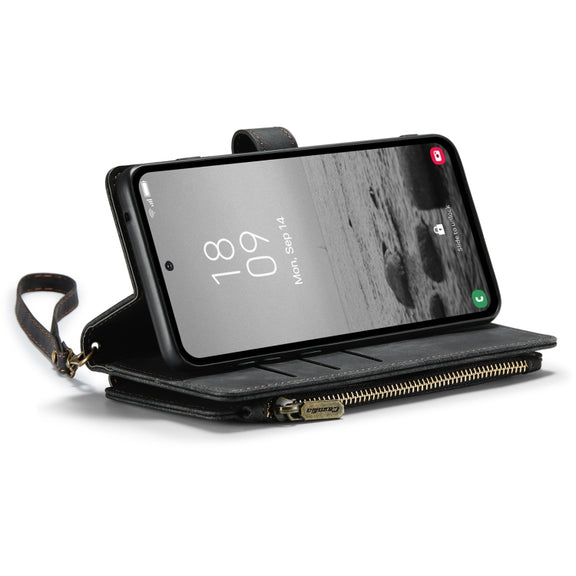 For Samsung Galaxy A54 CaseMe C30 Multifunctional Phone Leather Phone Case(Black)