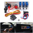 12V Racing Car LED Ignition Switch One Key Start Combination Panel - Car Switches by PMC TechLife | Online Shopping South Africa | PMC TechLife | Buy Now Pay Later Mobicred