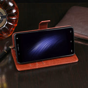 For Cubot Rainbow 2 idewei Crazy Horse Texture Horizontal Flip Leather Case with Holder & Card Slots & Wallet(Sky Blue)