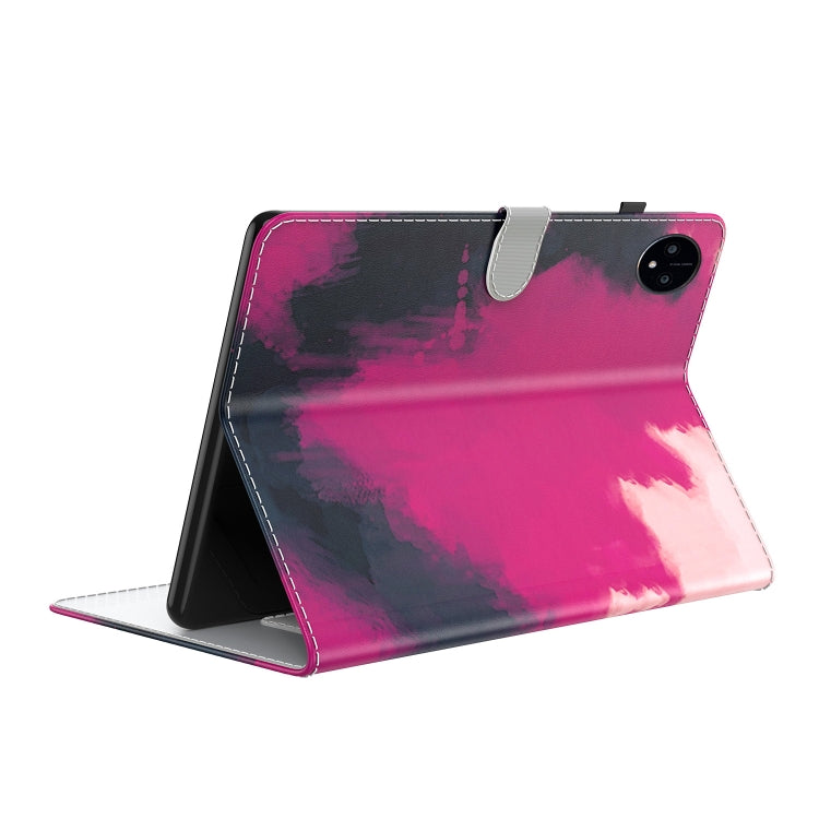 For Huawei MatePad Pro 11 2022 Watercolor Pattern Flip Leather Tablet Case(Berry Color) - Huawei by PMC TechLife | Online Shopping South Africa | PMC TechLife | Buy Now Pay Later Mobicred