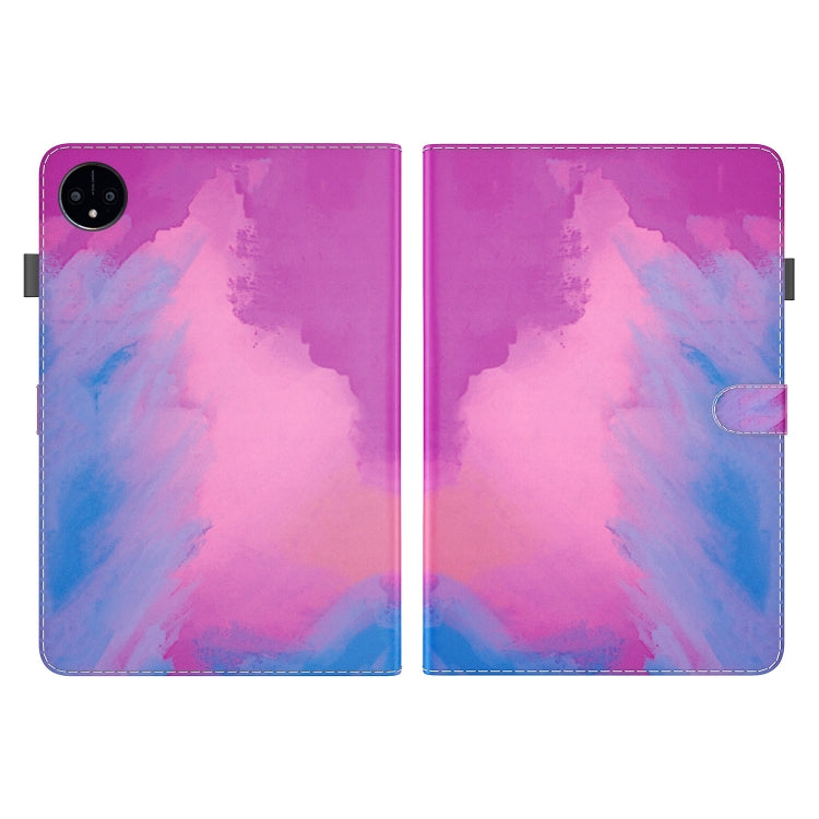 For Huawei MatePad Pro 11 2022 Watercolor Pattern Flip Leather Tablet Case(Purple Red) - Huawei by PMC TechLife | Online Shopping South Africa | PMC TechLife | Buy Now Pay Later Mobicred
