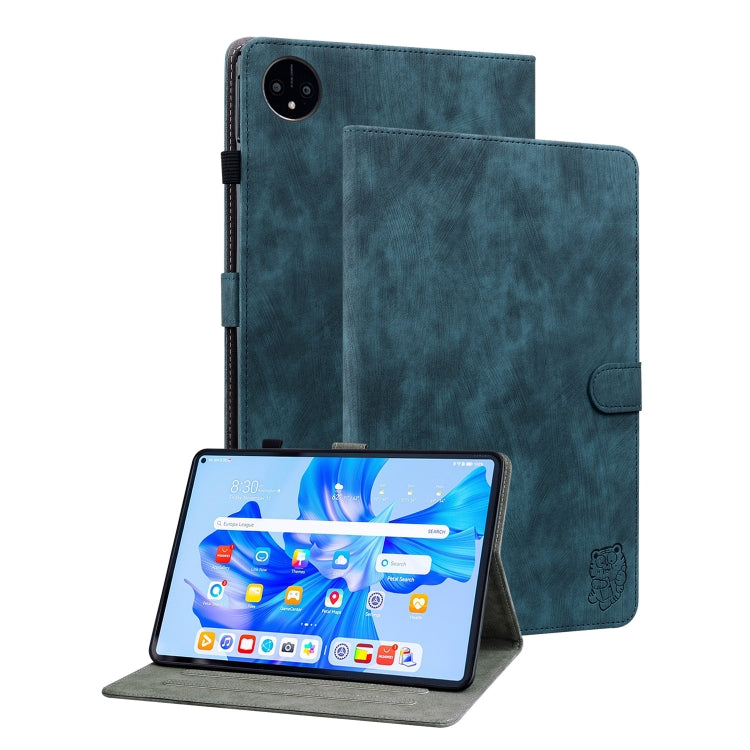 For Huawei MatePad Pro 11 2022 Tiger Pattern Flip Leather Tablet Case(Dark Blue) - Huawei by PMC TechLife | Online Shopping South Africa | PMC TechLife | Buy Now Pay Later Mobicred