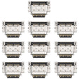 For Motorola Moto G100 / Edge S 10pcs Charging Port Connector - Others by PMC TechLife | Online Shopping South Africa | PMC TechLife