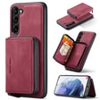 For Samsung Galaxy S24 5G JEEHOOD Magnetic Zipper Horizontal Flip Leather Phone Case(Red) - free shipping - PMC Jewellery - Order now!