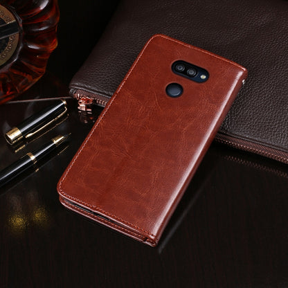 For LG K50S idewei Crazy Horse Texture Horizontal Flip Leather Case with Holder & Card Slots & Wallet(White) - LG Cases by idewei | Online Shopping South Africa | PMC Jewellery | Buy Now Pay Later Mobicred