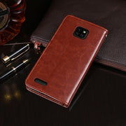For Ulefone Note 7 idewei  Crazy Horse Texture Horizontal Flip Leather Case with Holder & Card Slots & Wallet(Sky Blue)