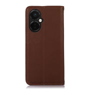 For OnePlus Nord CE 3 Lite KHAZNEH Nappa Top Layer Cowhide Leather Phone Case(Brown)