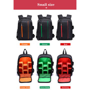 Outdoor Camera Backpack Water-resistant Photography Camera Shoulders Bag, Size:33.5x25.5x15.5cm(Red)