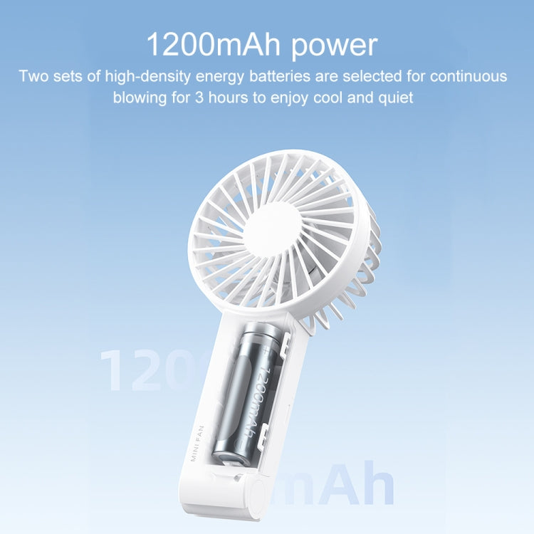WT-F58 Hanging Neck Handheld Electric Fan(Green)
