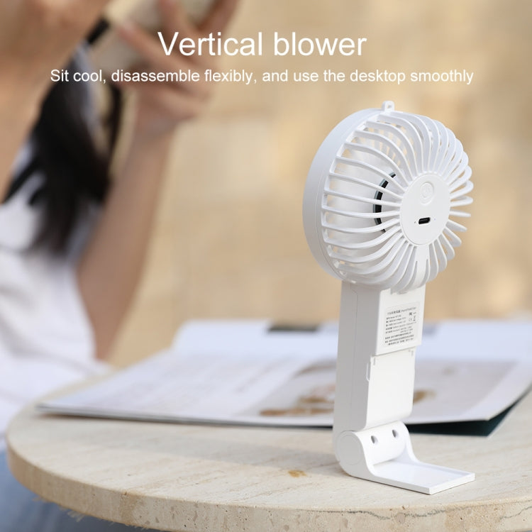 WT-F58 Hanging Neck Handheld Electric Fan(Cream Color) - Electric Fans by PMC TechLife | Online Shopping South Africa | PMC TechLife | Buy Now Pay Later Mobicred