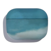 For AirPods 3 Ink Painting Water Sticker PC Earphone Case(Navy Blue)