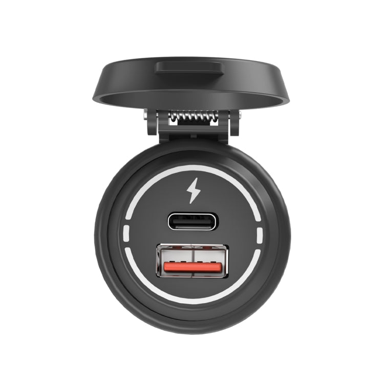 ZH-1786A2 QC3.0 USB-A + Type-C Dual Interface Car Charger, Cable Length: 60cm - DIY Modified Charger by PMC TechLife | Online Shopping South Africa | PMC TechLife | Buy Now Pay Later Mobicred