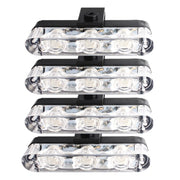 4 in 1 Car 12LEDs Grille Flash Lights Warning Lights with Wireless Remote Control, Color:Red