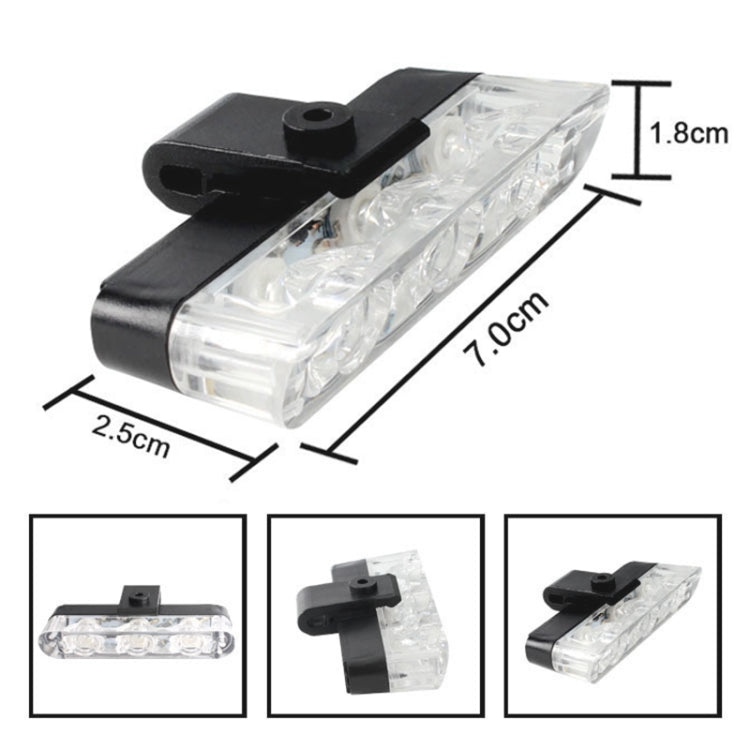 4 in 1 Car 12LEDs Grille Flash Lights Warning Lights with Wireless Remote Control, Color:Red Blue