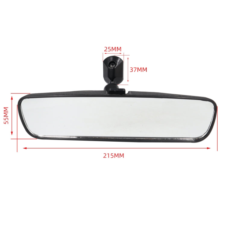 8 inch Car Modified Large Field View Reflective Auxiliary Rearview Mirror - Interior Mirrors by PMC TechLife | Online Shopping South Africa | PMC TechLife | Buy Now Pay Later Mobicred