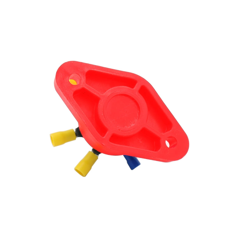 1/4 inch M6 RV Yacht 8-way Terminal Stud with 2 M5x20 Screws + 16pcs Terminals(Red) - Booster Cable & Clip by PMC TechLife | Online Shopping South Africa | PMC TechLife | Buy Now Pay Later Mobicred