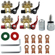 CP-3085 Car Battery Brass Stake Head Removable Battery Terminal Connector - Booster Cable & Clip by PMC TechLife | Online Shopping South Africa | PMC TechLife | Buy Now Pay Later Mobicred