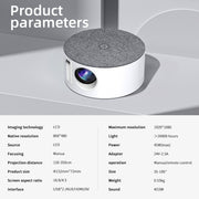 T2 800x480 1000 Lumens LED HD Mini Projector, Specification:AU Plug