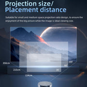 T2 800x480 1000 Lumens LED HD Mini Projector, Specification:AU Plug