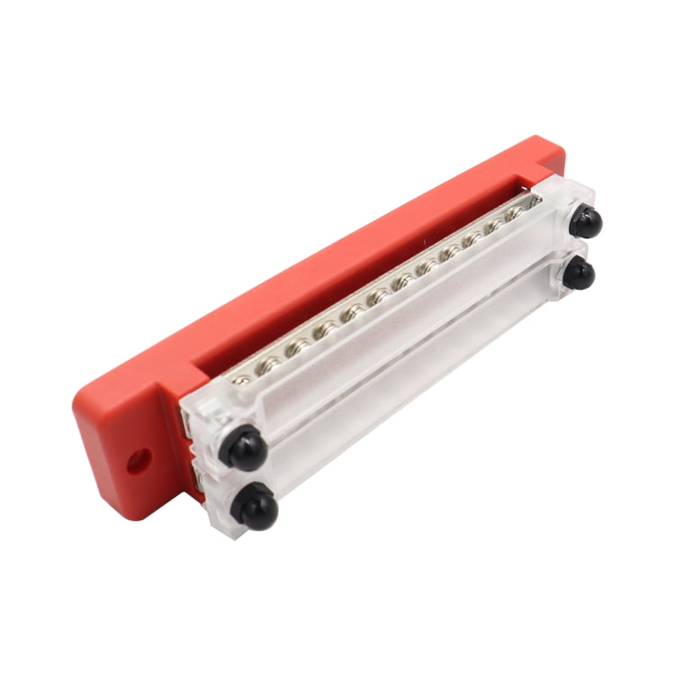 CP-3109-02 150A 12-48V RV Yacht Double-row 12-way Busbar(Red) - Booster Cable & Clip by PMC TechLife | Online Shopping South Africa | PMC TechLife | Buy Now Pay Later Mobicred