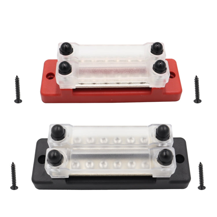 CP-3110 1 Pair 150A 12-48V RV Yacht Double-row 6-way Busbar - Booster Cable & Clip by PMC TechLife | Online Shopping South Africa | PMC TechLife | Buy Now Pay Later Mobicred