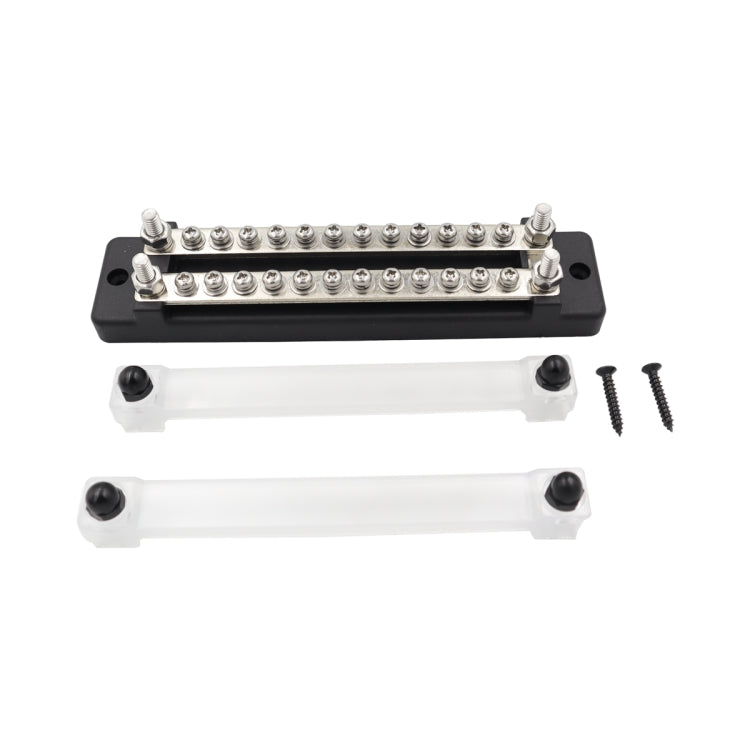 CP-3111 1 Pair 150A 12-48V RV Yacht Double-row 12-way Busbar - Booster Cable & Clip by PMC TechLife | Online Shopping South Africa | PMC TechLife | Buy Now Pay Later Mobicred