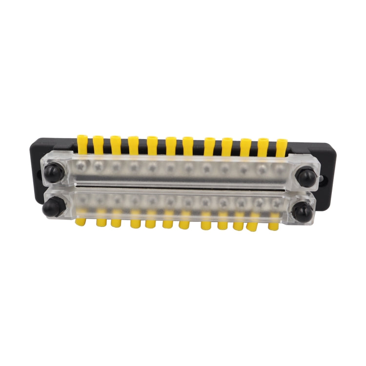 CP-3115 1 Pair 150A 12-48V RV Yacht Double-row 12-way Busbar with 56pcs Terminals - Booster Cable & Clip by PMC TechLife | Online Shopping South Africa | PMC TechLife | Buy Now Pay Later Mobicred