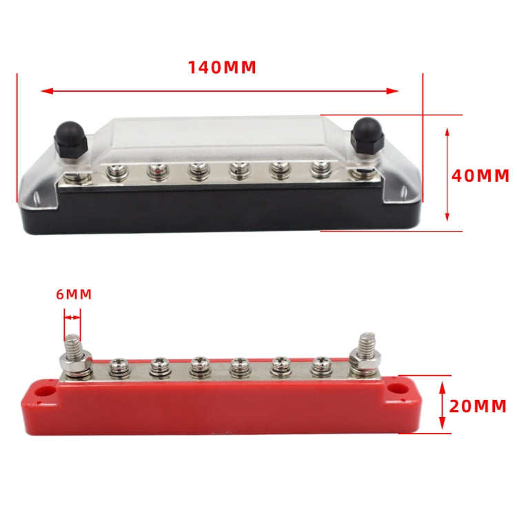 CP-0973 1 Pair 10-way B Style Power Distribution Block Terminal Studs with Terminals - Booster Cable & Clip by PMC TechLife | Online Shopping South Africa | PMC TechLife | Buy Now Pay Later Mobicred