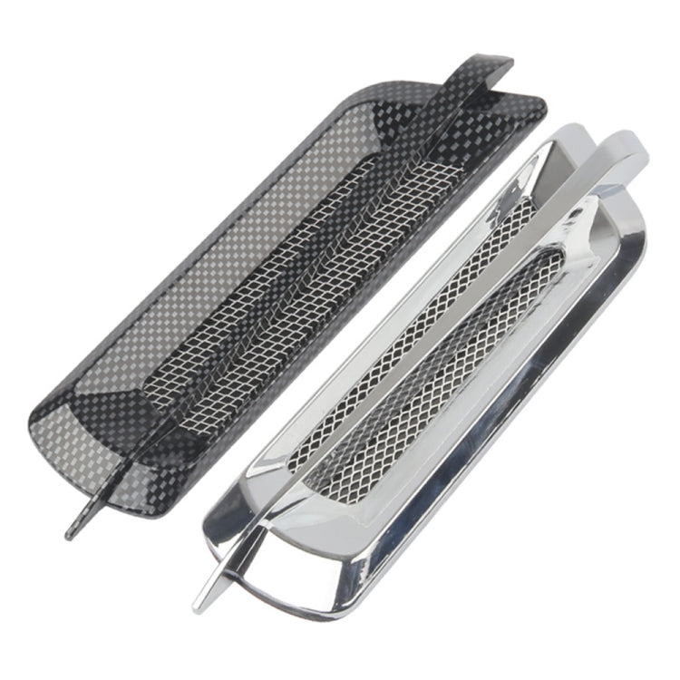 CS2 Car Modified Hood Air Outlet Decorative Stickers(Carbon Pattern)