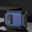 For AirPods Pro 2 Signal Flag Wireless Earphones Case with Security Lock(Blue) - For AirPods Pro 2 by PMC Jewellery | Online Shopping South Africa | PMC Jewellery | Buy Now Pay Later Mobicred