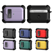 For AirPods Pro 2 Signal Flag Wireless Earphones Case with Security Lock(Blue)