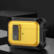 For AirPods Pro Signal Flag Wireless Earphones Case with Security Lock(Yellow) - For AirPods Pro by PMC Jewellery | Online Shopping South Africa | PMC Jewellery | Buy Now Pay Later Mobicred